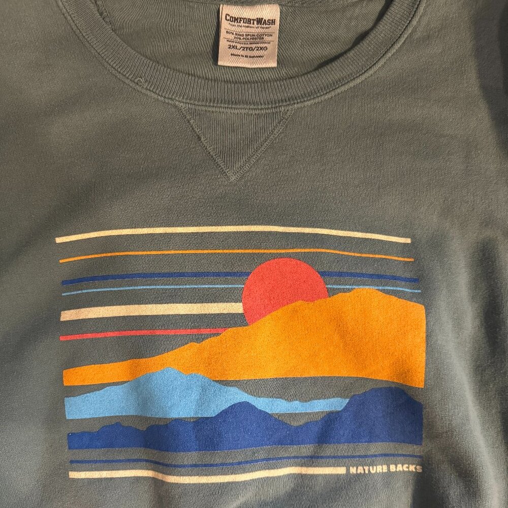 Nature Vibes ComfortWash Long Sleeve T-Shirt | 2XL